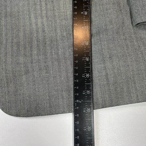 Vintage Ralph Lauren Blazer Mens 48R Silk Wool Two Button Herringbone - Picture 3 of 10